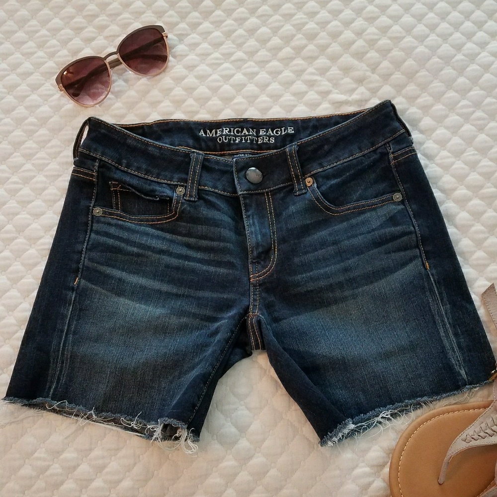 AE Super Stretch Midi Jean shorts